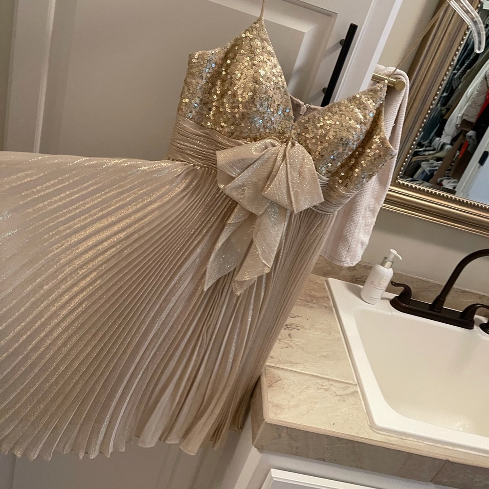 Gold Sherri Hill Dress